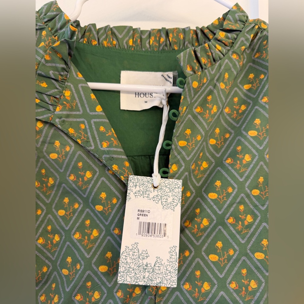 HYACINTH HOUSE Green Micro Floral Frannie Maxi - Picture 9 of 11
